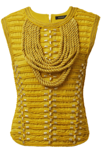 Balmain x H&M Top, $129, available at H&M.