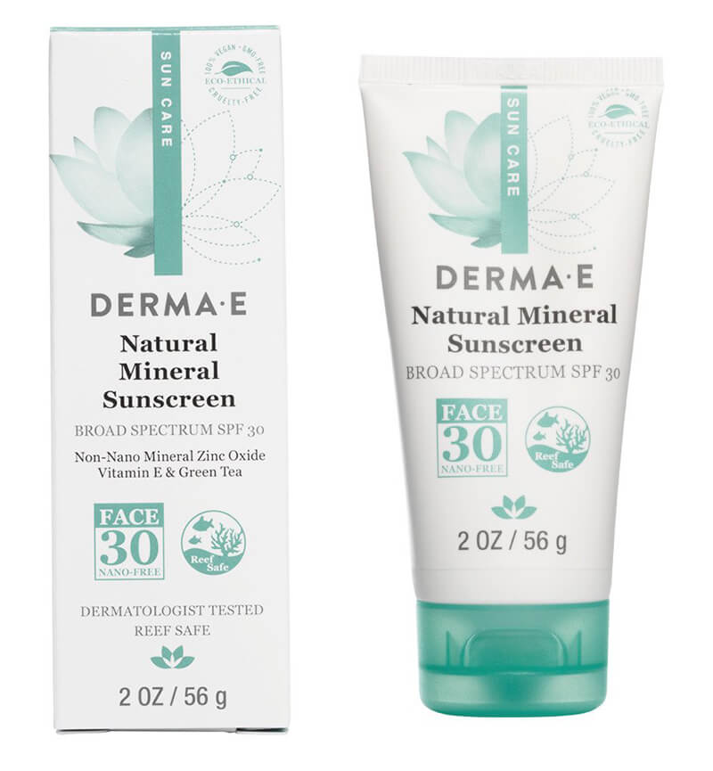 Derma E natural mineral sunscreen SPF 30