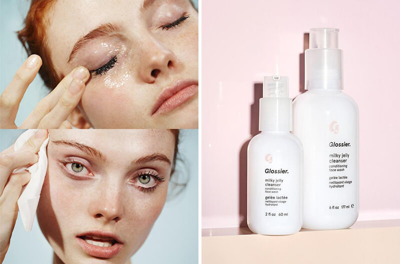 glossier milky jelly cleanser 