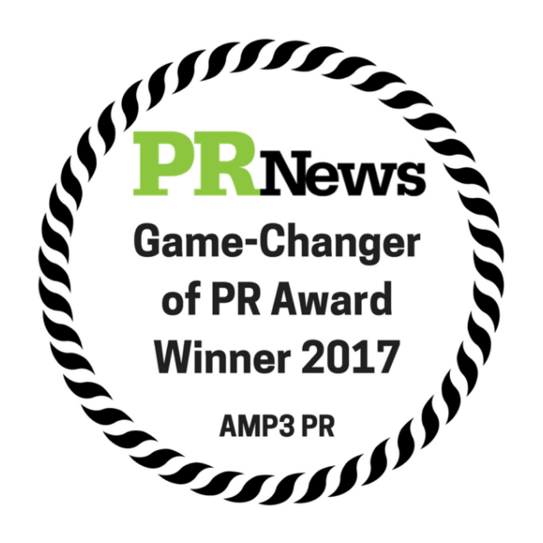 PR News GameChanger of PR Award Winner 2018
