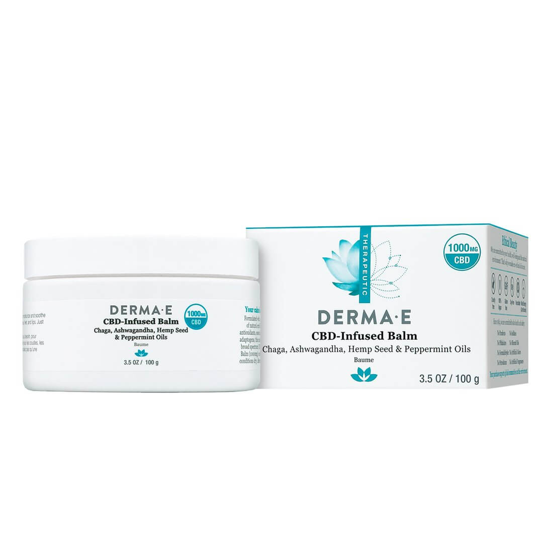 Moisturizer packaging for DERMA E balm product