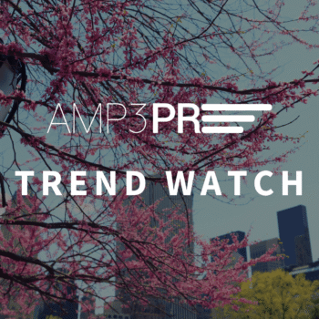 Summer 2026 fashion, beauty, lifestyle, and travel trend collage featured in AMP3 PR trend report